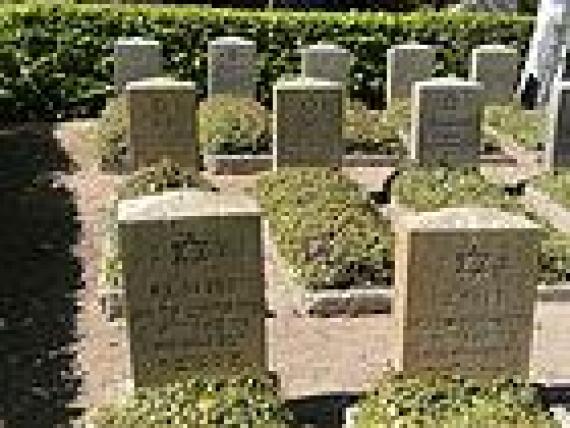 Jewish cemetery at Grasweg in Neustadt in Holstein for 100 Jewish victims of the Cap Arcona sinking