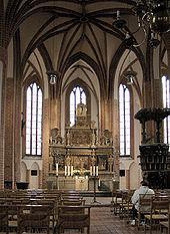 Altar der St.-Nikolai-Kirche Altar of St. Nicholas Church