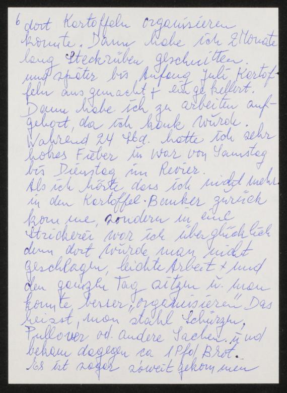 Brief, handschriflich, 9 Blatt