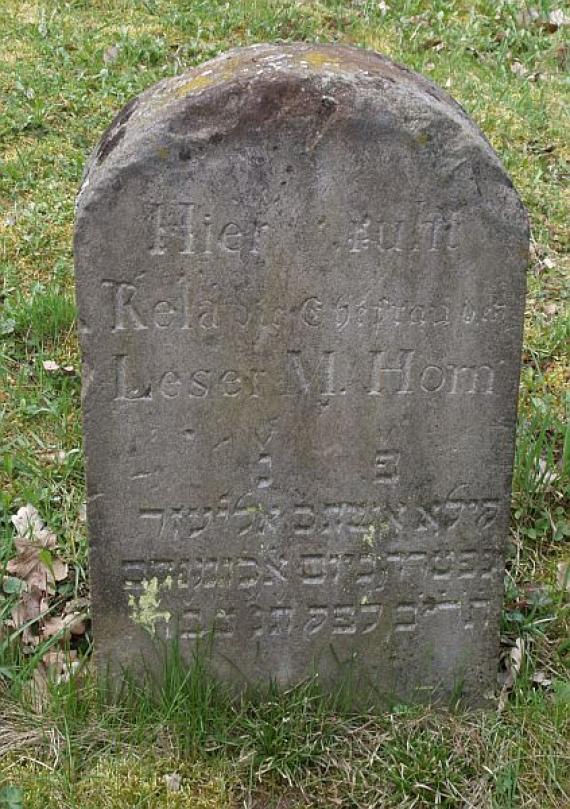 weathered, small gravestone