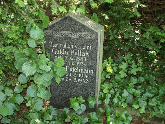 dark granite; "Here rest united".