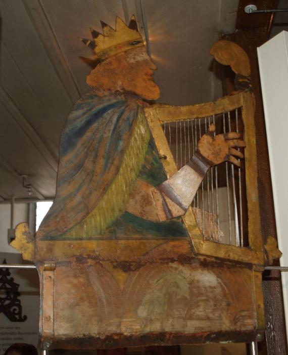 Das Jebenhäuser Gasthausschild „Zum König David“