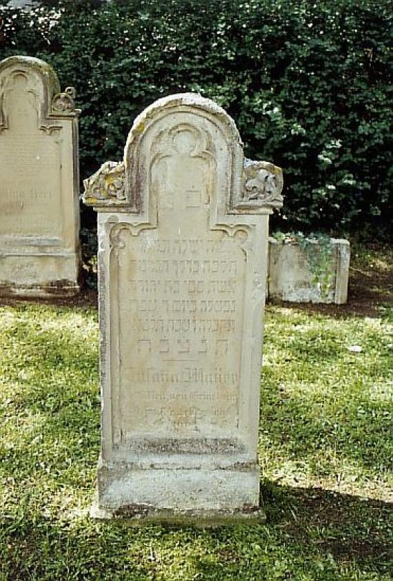 decorated tombstone