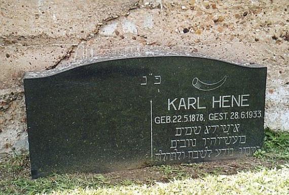 black gravestone, right with inscription, left free