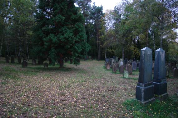 Jewish cemetery at Erbig, between Schweinheim and Obernau near Aschaffenburg