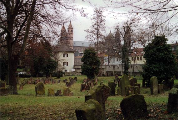 Holy Sand, "Martin Buber" View to Worms Cathedral