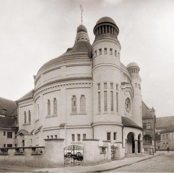 round building with two domes