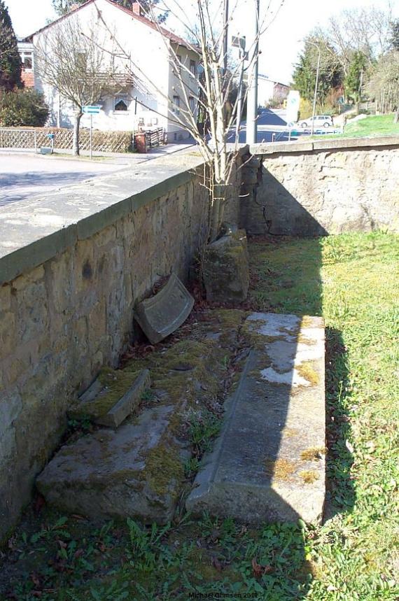 large and smaller stone slabs