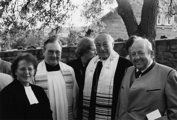 Leo Trepp at a celebration in Oberlauringen in later years