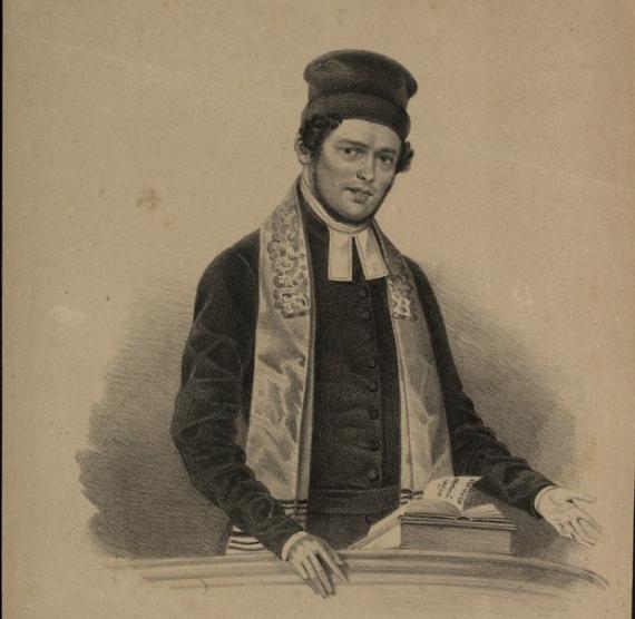 Dr. Samuel Holdheim (1806-60), von 1840-47 Großherzoglich-Mecklenburgischer Landes-Rabbiner in Schwerin