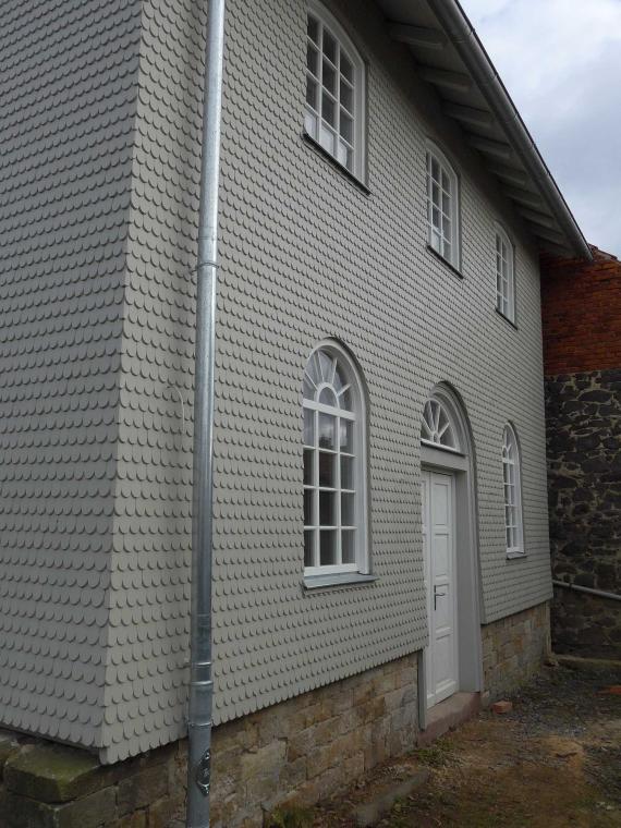 View of the entrance area after renovation