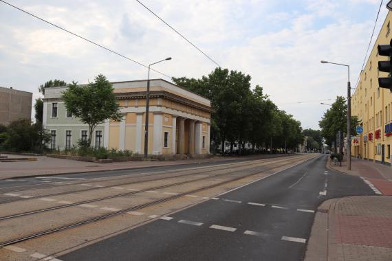 Die Franzstraße Richtung Norden