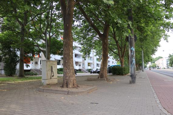 Der Neubaublock Franzstraße 146-162 