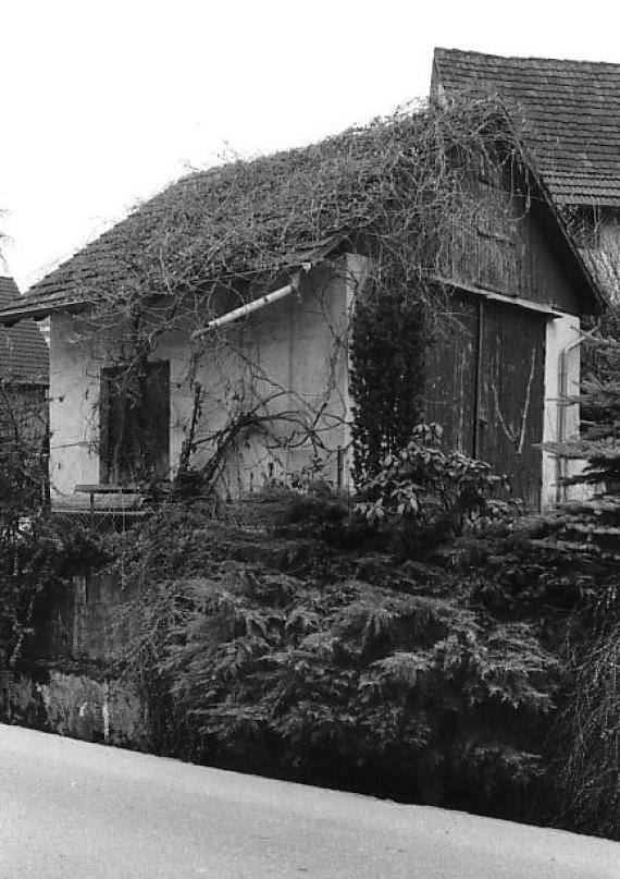 The building of the mikvah above the millstream in Diersburg