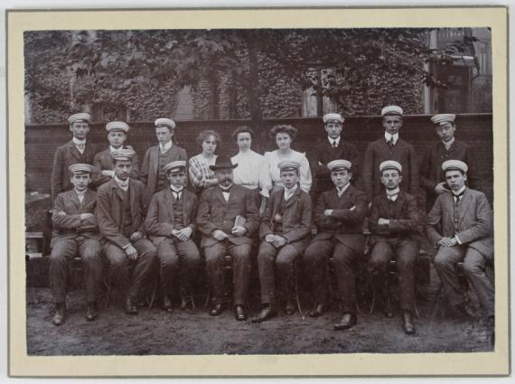 Herbert Tannenbaum's school class at the Karl-Friedrich-Gymnasium Mannheim