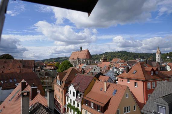 Blick von der Imhofstraße 9 auf die Altstadt