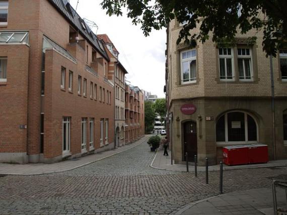 View into Brennerstraße in the direction of the city center