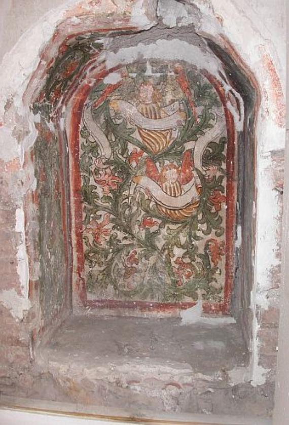 The painted niche at the "Judenhof