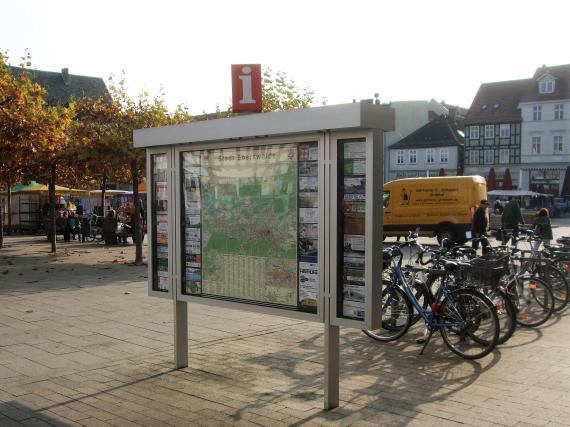 Der Marktplatz in Eberswalde