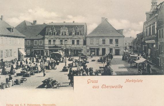 Marktplatz um 1900 