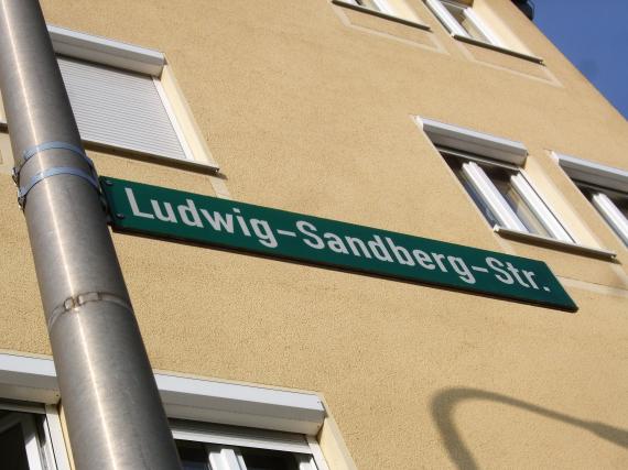 Die Ludwig-Sandberg-Straße 