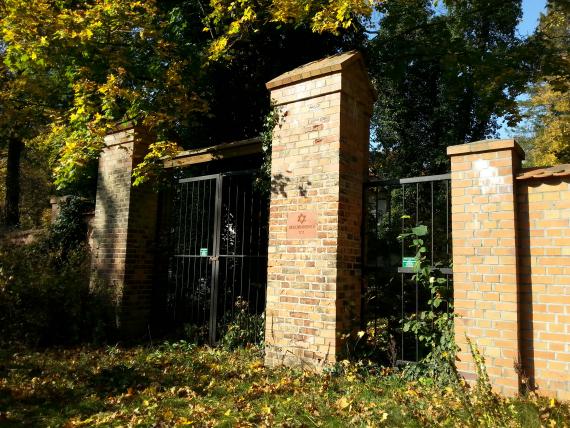 The entrance gate