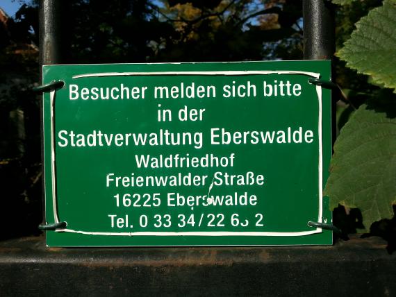 Information sign