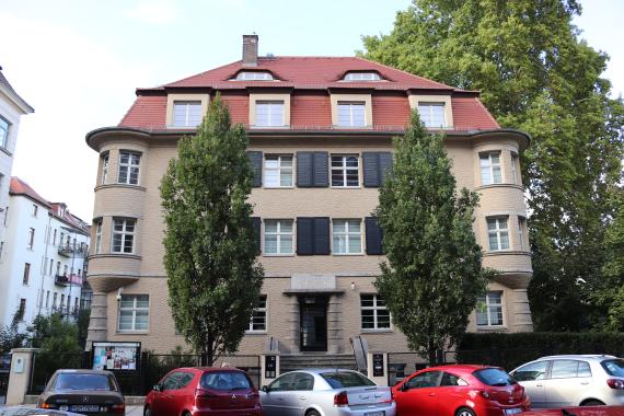 Das Ariowitsch-Haus war früher ein Altersheim. Heute ist ein Begegenungszentrum der jüdischen Gemeinde Leipzig