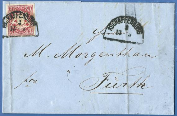 Letter of a business nature to Moritz Morgenthau, sent May 13, 1869