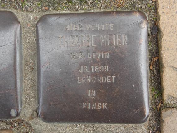 Stolperstein für Therese Meier