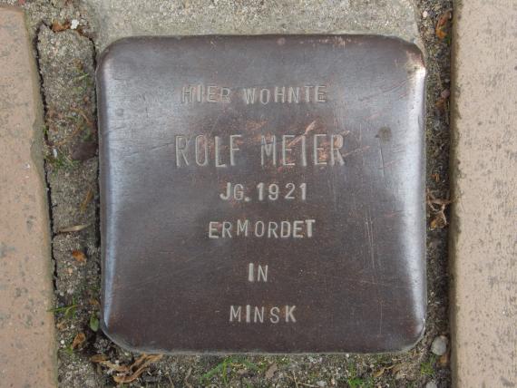 Stolperstein für Rolf Meier