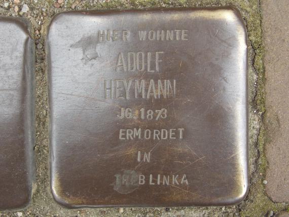 Stolperstein für Adolf Heymann