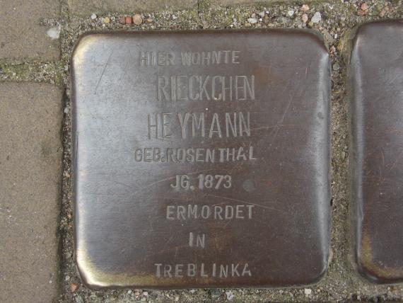 Stolperstein für Rieckchen Heymann