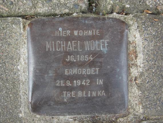 Stolperstein für Michael Wolff