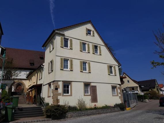 Old Aldingen schoolhouse from 1778. The attic was added in 1900.