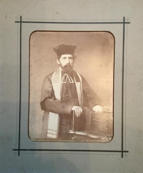 Historische Photographie - Rabbiner Dr. Samuel Grün in der Zeit um 1890