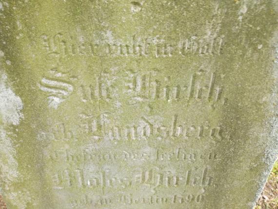 Suse Hirsch - Rückseite Detailansicht