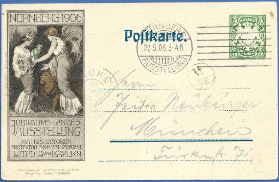 Postkarte - Isidor Neuburger Postkarte privater Art an Herrn Isidor Neuburger, München, Türkenstr. 71, - versandt am 27. Mai 1926