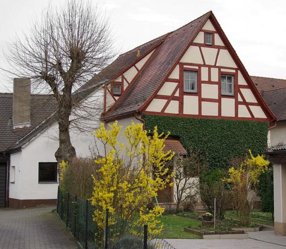 Fotografie der ehemaligen Synagoge Bruck