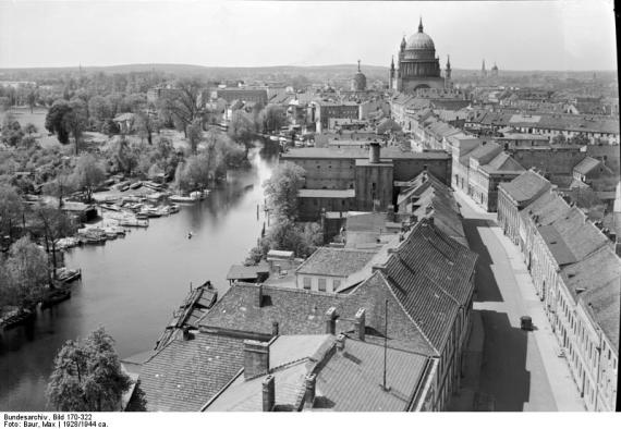 Potsdam, Blick vom Turm der Heiliggeistkirche