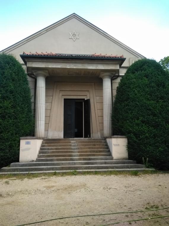 Trauerhalle auf dem jüdischen Friedhof