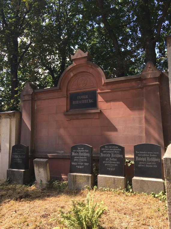 Familiengrab auf dem jüdischen Friedhof Potsdam test