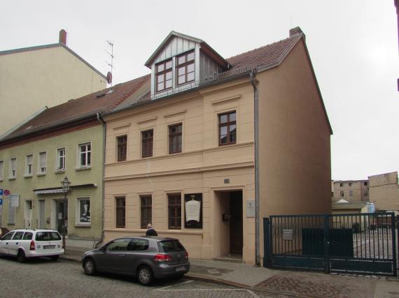 Das Jüdische Gemeindehaus in der Großen Münzenstraße 15 in Brandenburg an der Havel