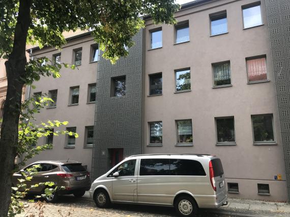Ehemalige Wohnung und Praxis von Lilli Friesicke am Katharinenkirchplatz 8