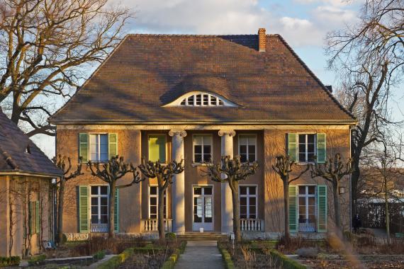 Im Zentrum steht die Villa vom berühmten Maler Max Liebermann.