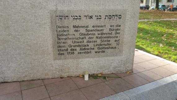 Memorial plaque at the memorial