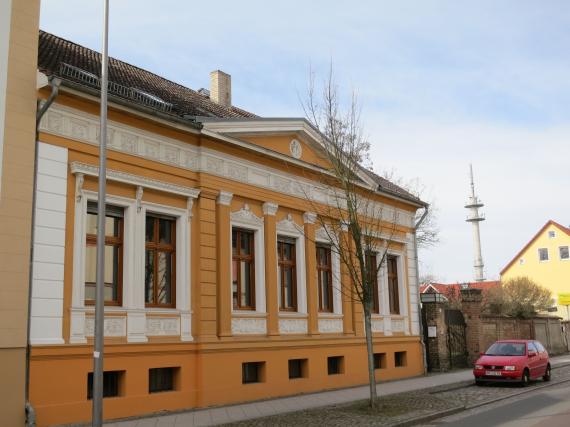 Luckenwalde, denkmalgeschütztes Wohnhaus Poststr. 5