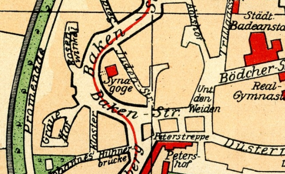 Innenstadtplan Halberstadt (um 1925)