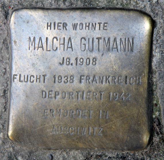Stolperstein Malcha Gutmann