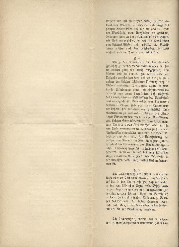 Mortuary Regulations for the Central Cemetery - ( Department of the Jewish Community ) - Appendix II. - p.2